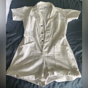 Parker Romper- white small